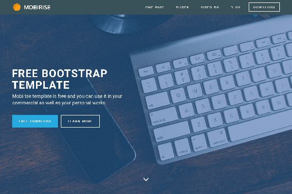Mobirise Releases Bootstrap Template Free  for Mobile-Friendly Websites