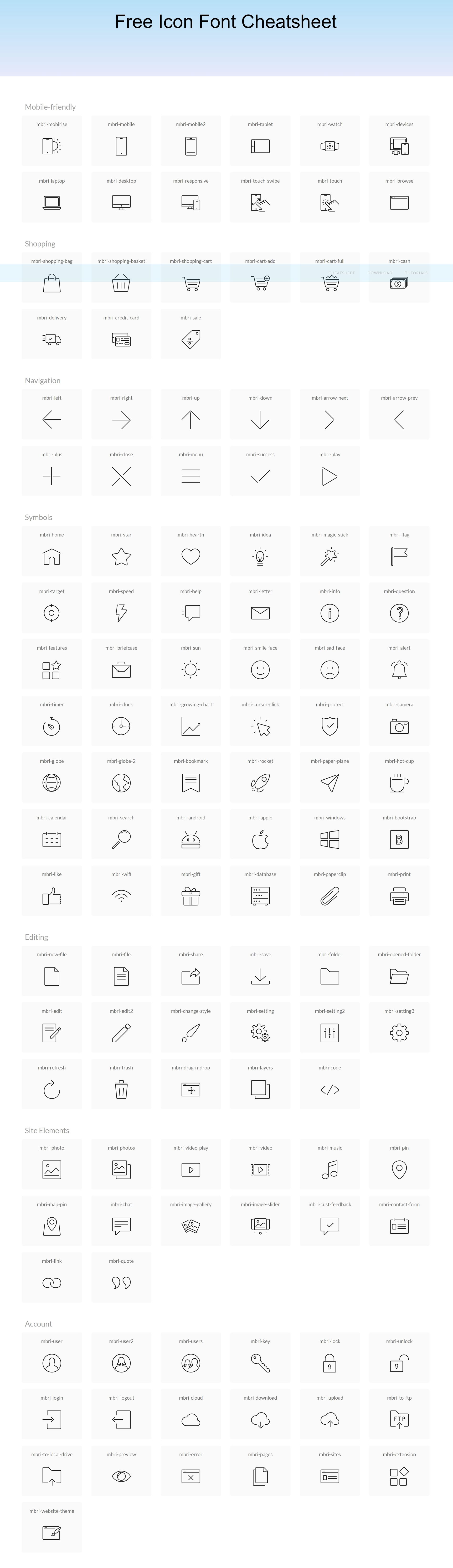 Custom Icon Fonts